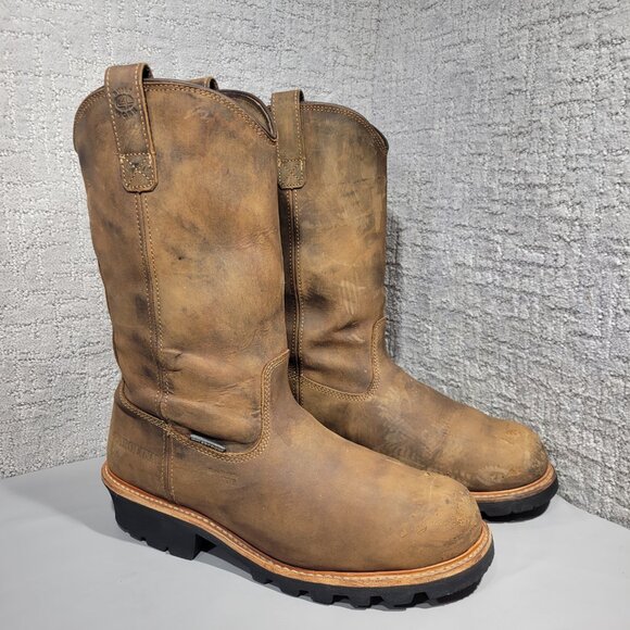 Carolina Well X 12” Men’s Size 13D Waterproof Comp Toe Ranch Wellington Logger - Picture 1 of 11